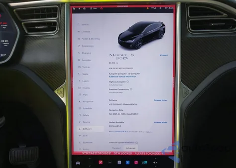 2016 Tesla Model X 60D/70D/75D/90D из США, поврежденный, VIN 5YJXCAE22GF006531